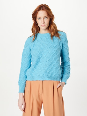 Pull-over 'YVIE' ONLY en bleu : devant