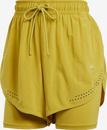 regular Pantaloni sportivi 'TruePurpose 2-in-1' di ADIDAS BY STELLA MCCARTNEY in giallo: frontale