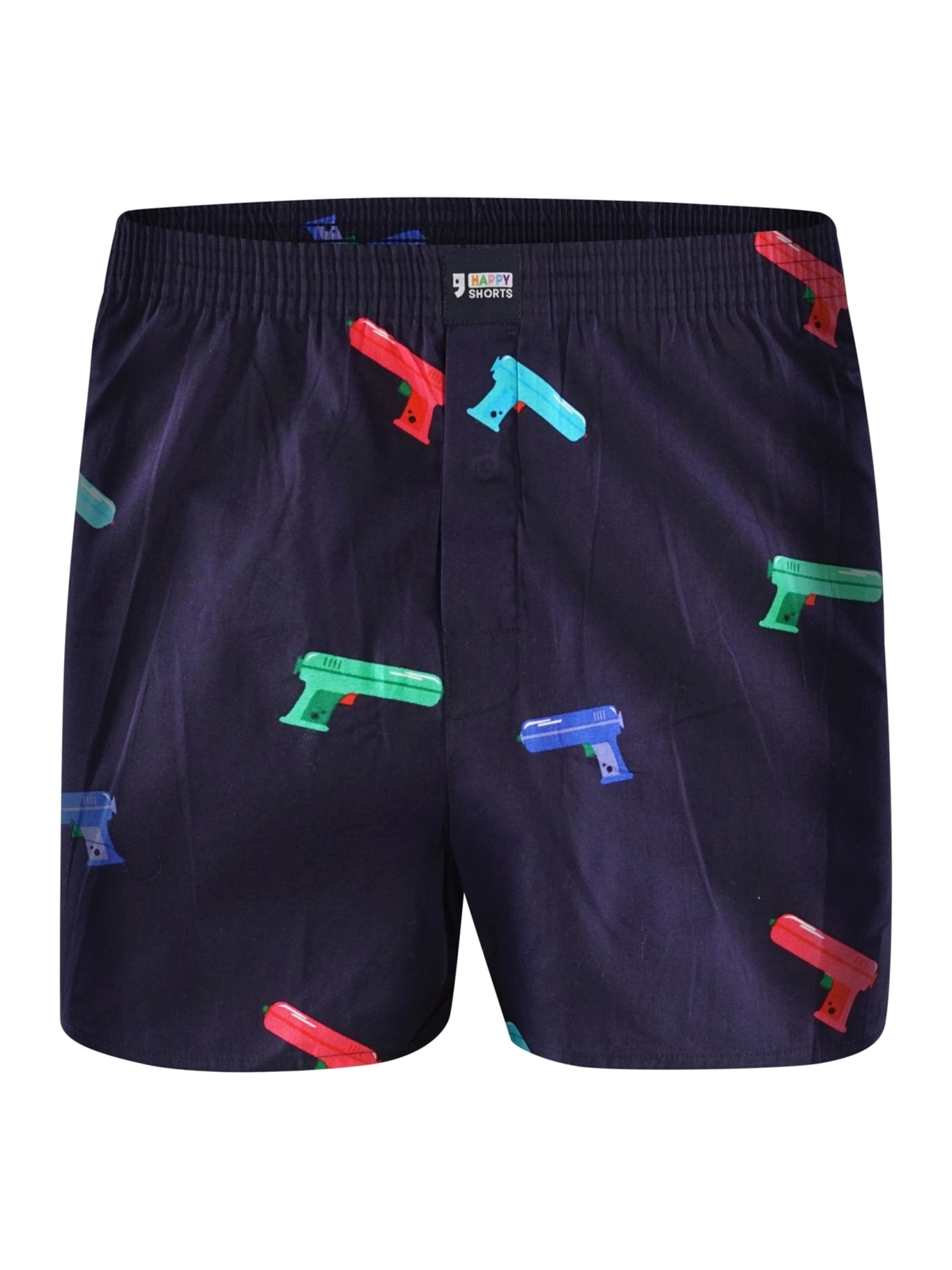 Happy Shorts - Calzoncillo boxer ' Wasserpistole ' en azul: frente