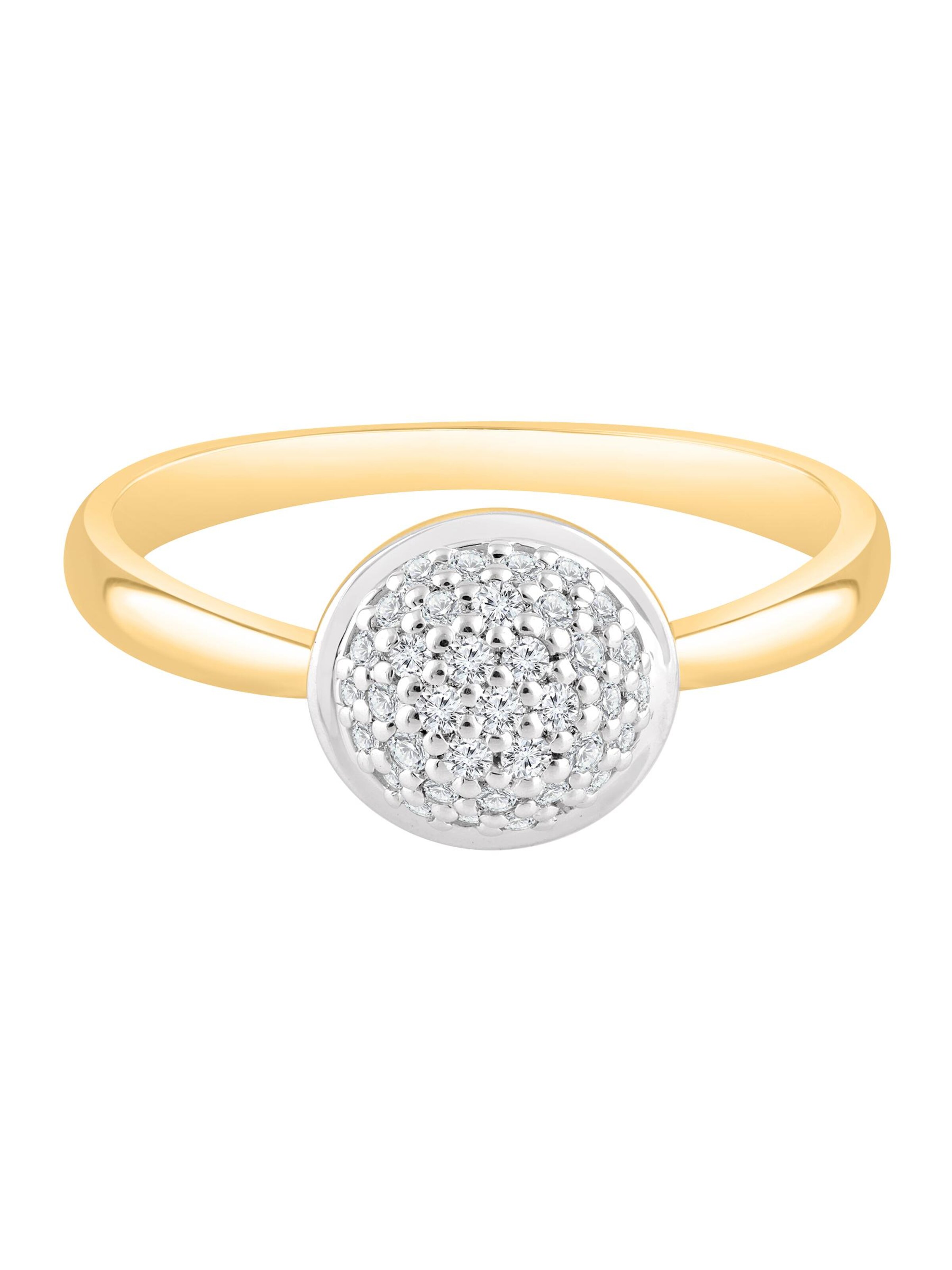Diamant Exquis Ring in Gold: front