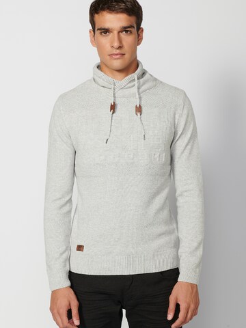 KOROSHI Pullover 'Punto' in Grau: predná strana