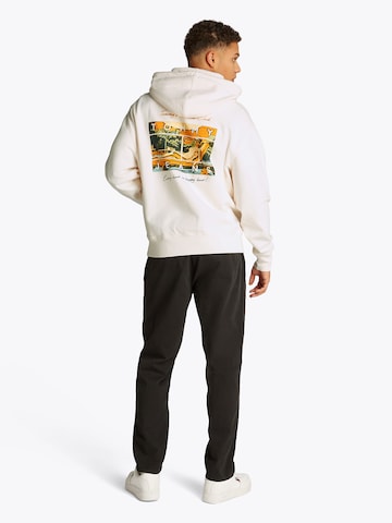 balts Tommy Jeans Sportisks džemperis 'BEACH CLUB': no priekšpuses