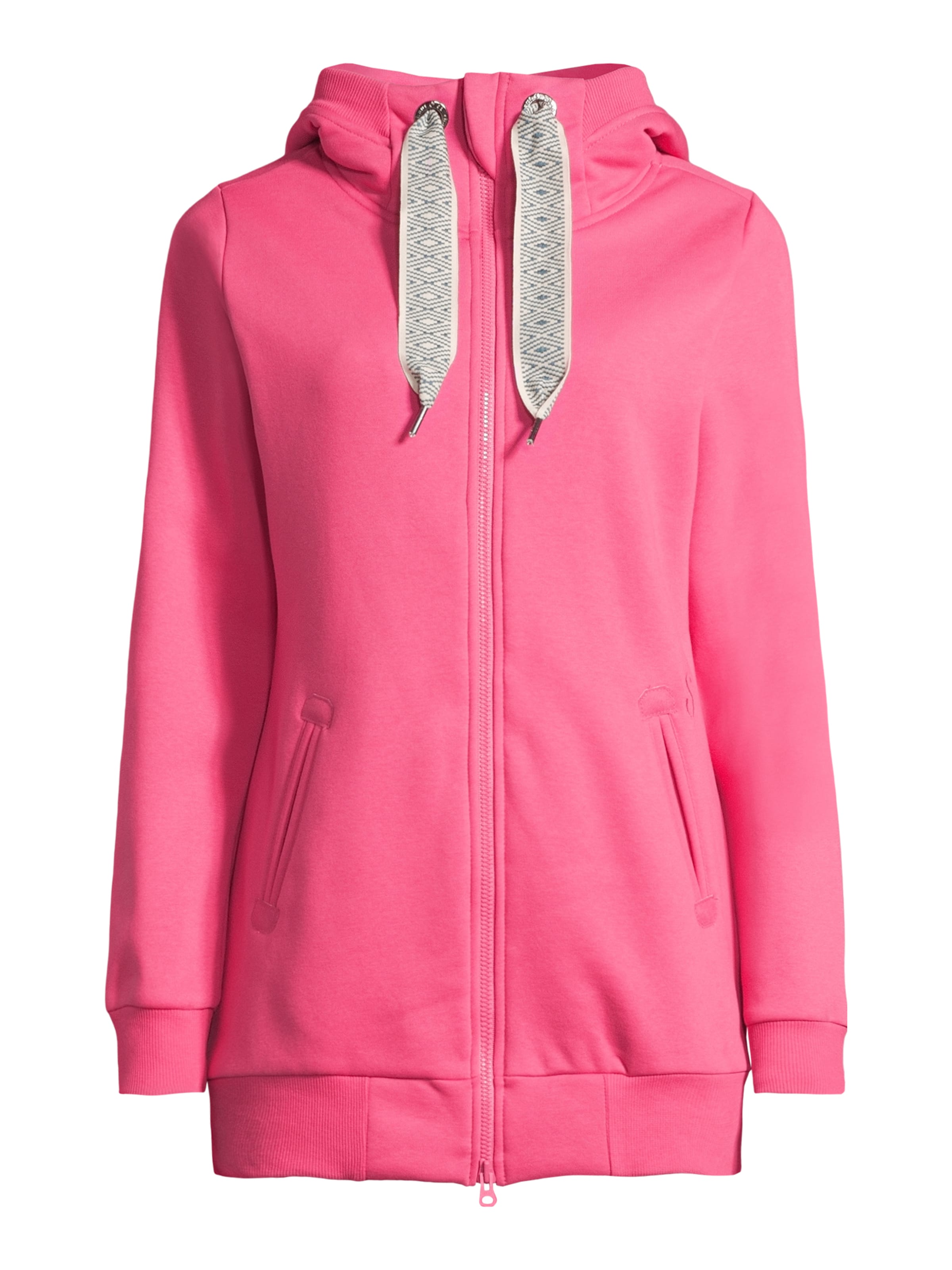 salzhaut Sweatjacke 'Nordörp' in Pink: Vorderseite