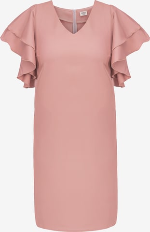 Karko Cocktail Dress ' ELIANA ' in Pink: front