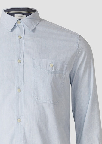 Coupe regular Chemise s.Oliver en bleu
