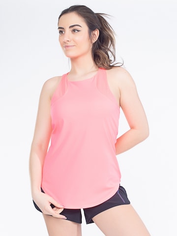 Spyder Sporttop in Roze: voorkant