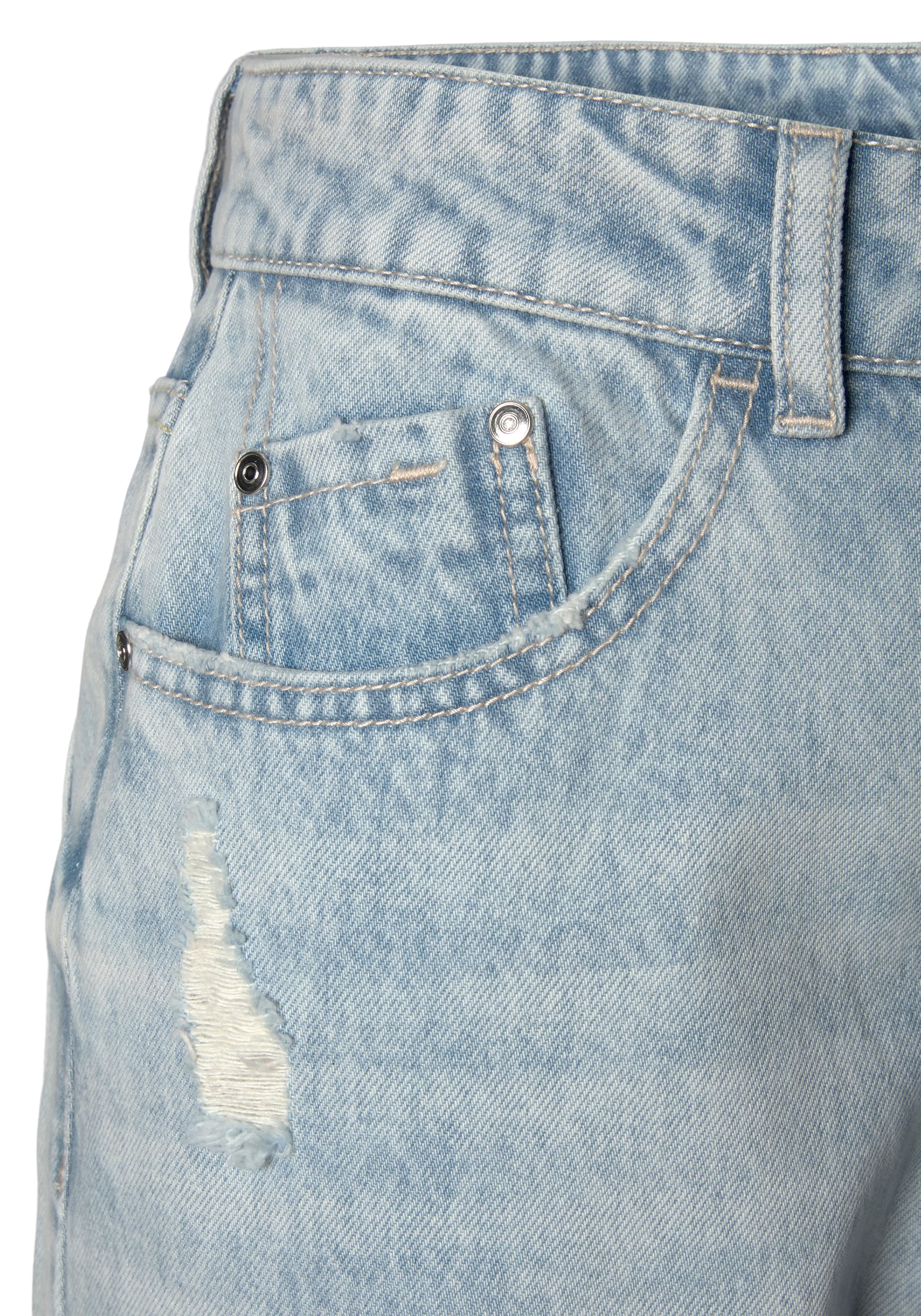 Wide Leg Jean BUFFALO en bleu