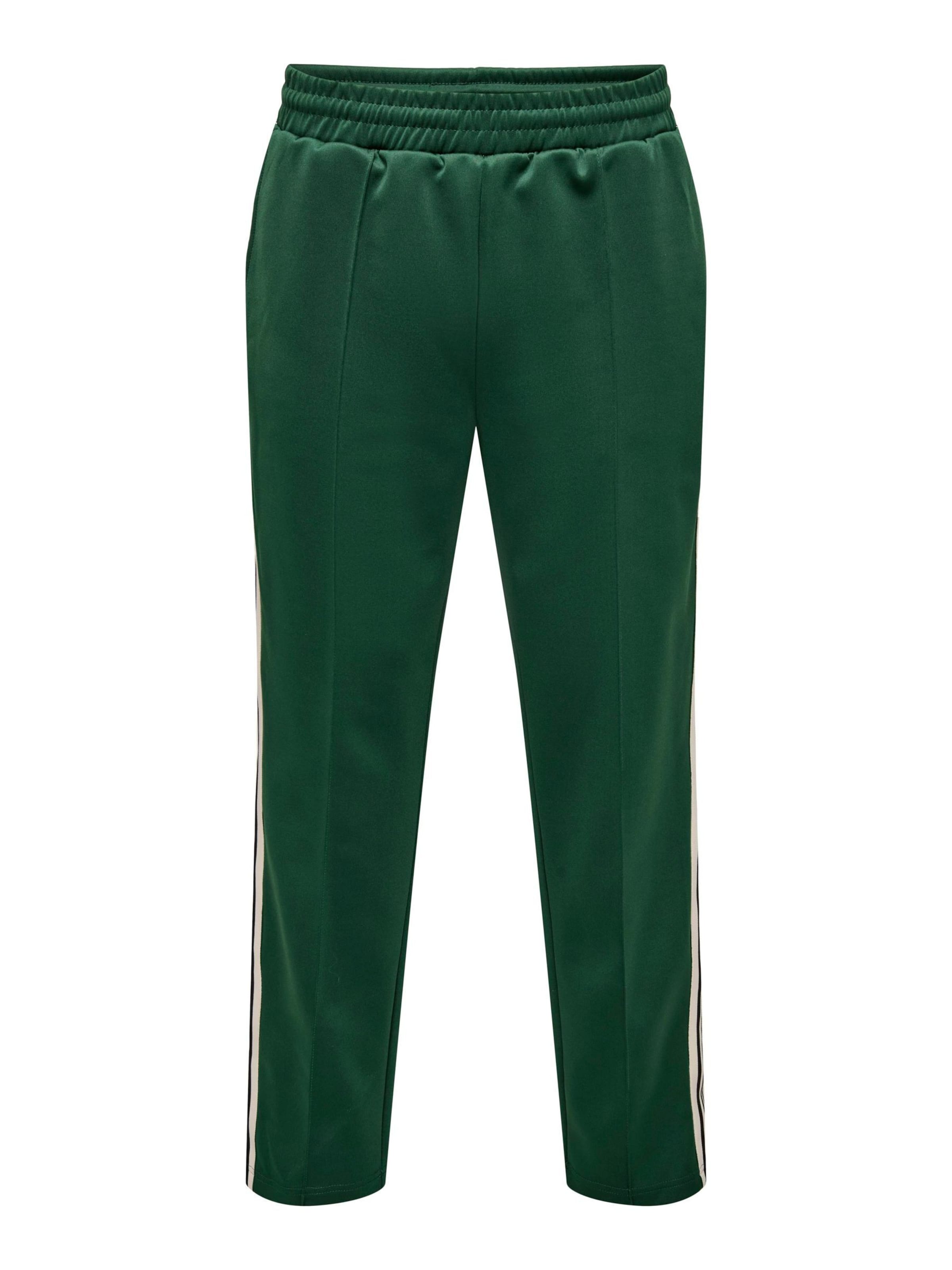 Pantaloni 'ONSRiber' di Only & Sons in verde: frontale