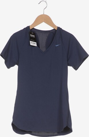 NIKE T-Shirt S in Blau: predná strana