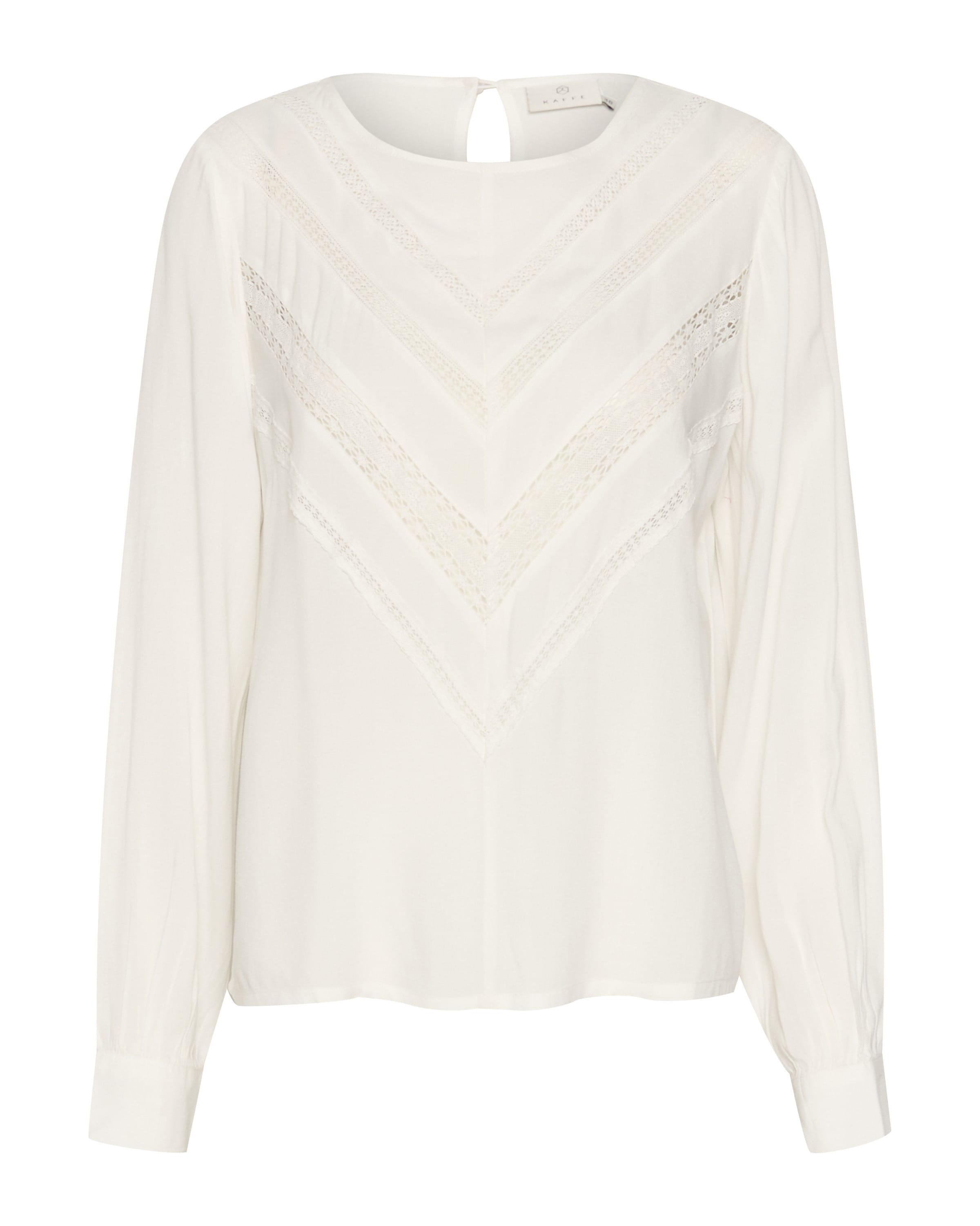 Kaffe - Blusa 'Ellie' en blanco: frente