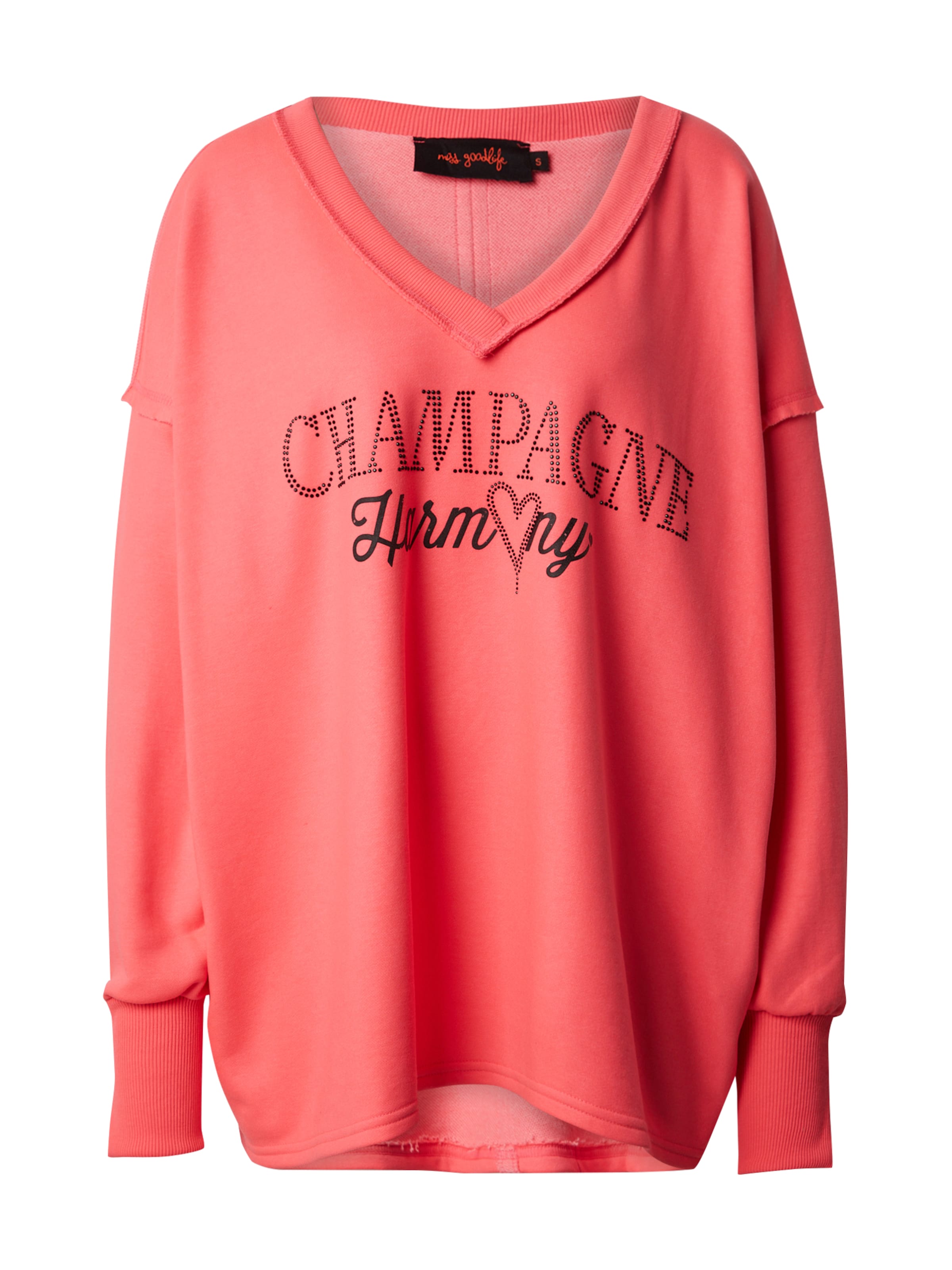 miss goodlife Mikina 'Champagne Harmony' - Ružová: predná strana