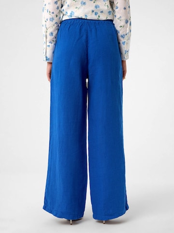 DIMI Wide leg Pants 'Weite Damen Leinenhose' in Blue