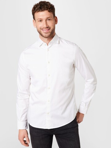 TOM TAILOR Slim Fit Hemd in Weiß: predná strana