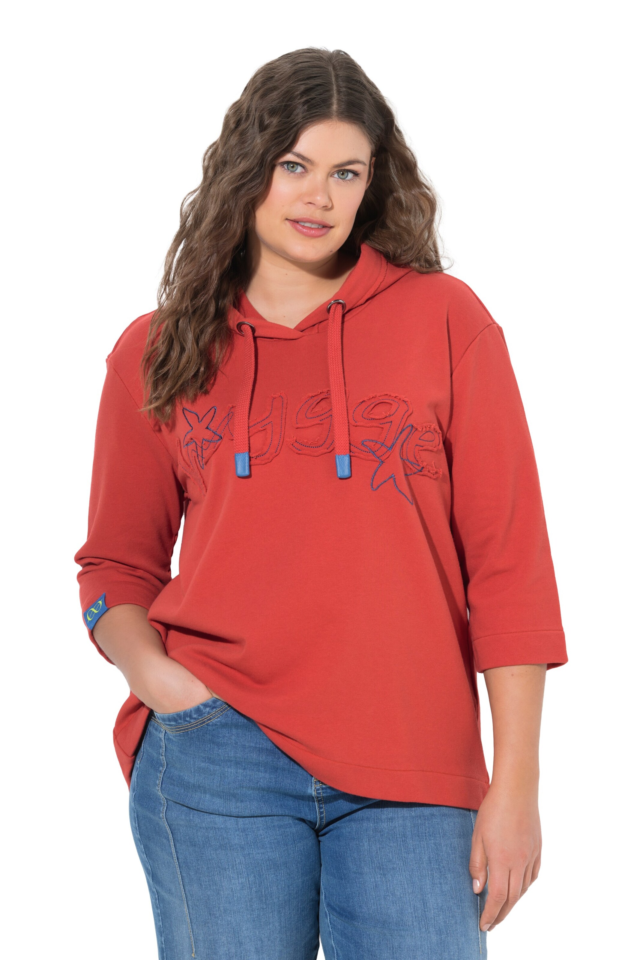 LAURASØN Sweatshirt in Red: front