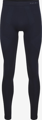 FALKE Skinny Workout Pants in Black: front