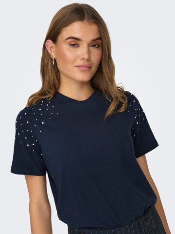 JDY T-Shirt 'MOLLY' in Blau