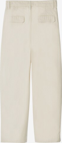 Wide leg Jeans con pieghe di Adolfo Dominguez in beige