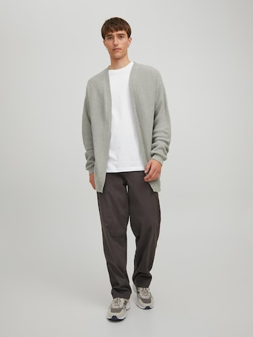 JACK & JONES Kardigan 'Rob' w kolorze szary