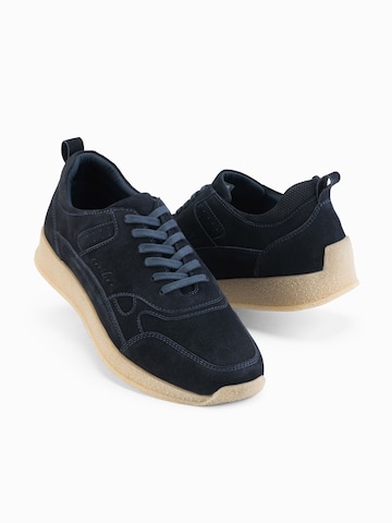 Ombre Platform trainers in Blue