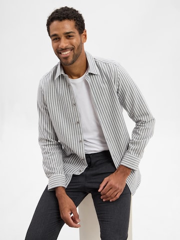 DRYKORN Regular fit Button Up Shirt ' Ramis ' in Grey