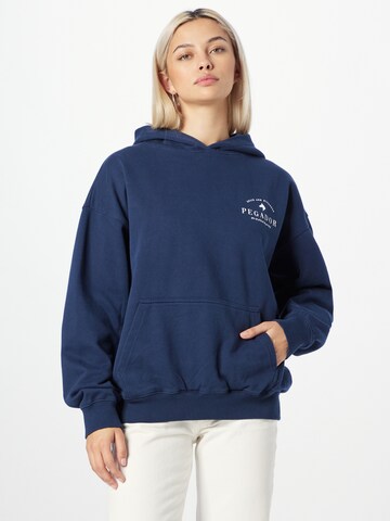 Pegador Sweatshirt 'TROIS' in Blau: predná strana