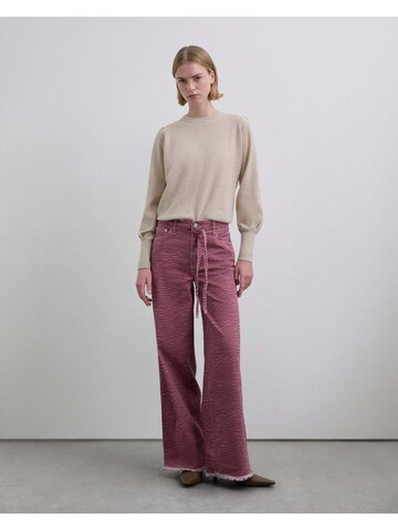 Wide Leg Jean Scalpers en rose : devant
