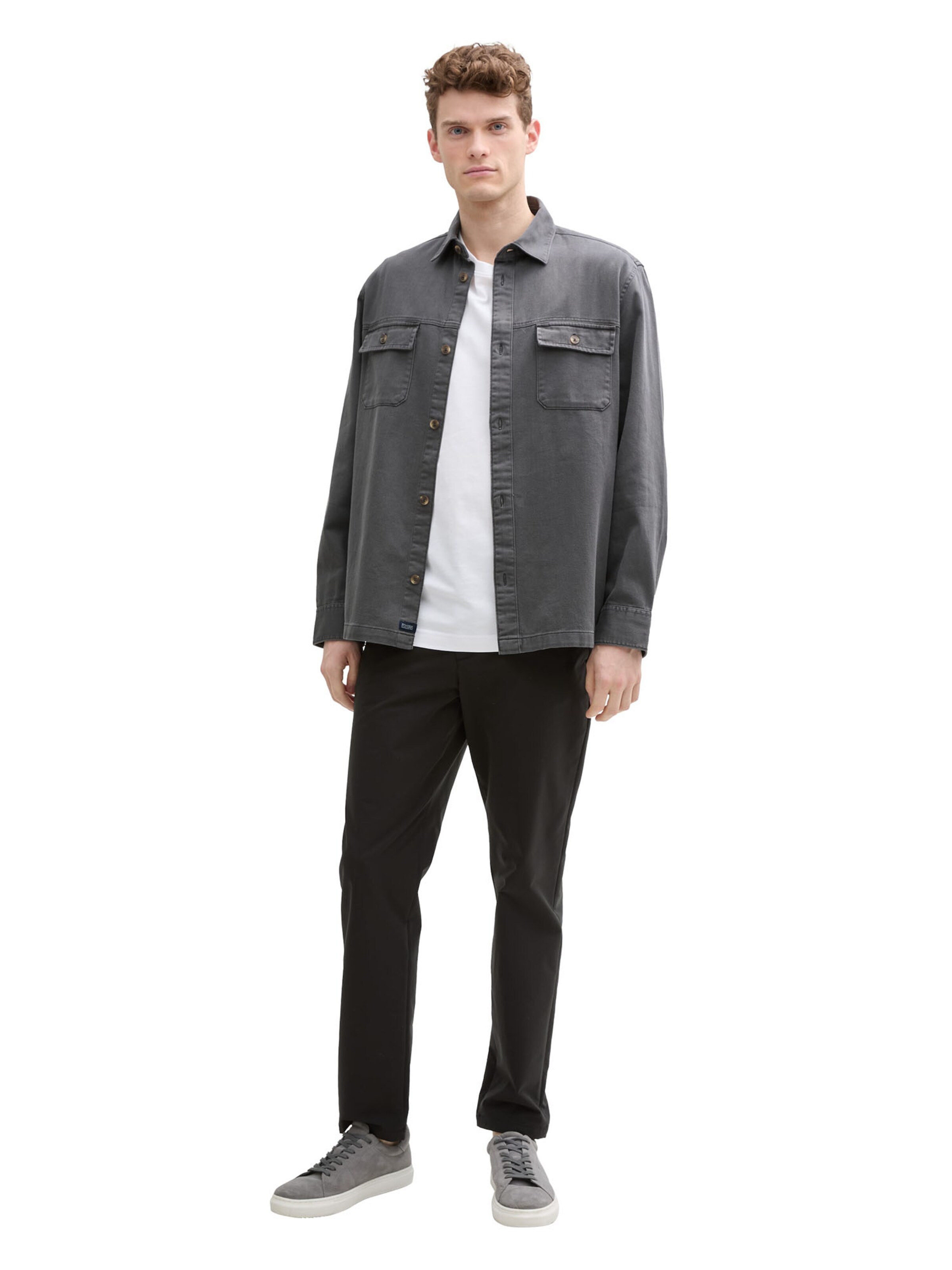 TOM TAILOR Between-season jacket in Grey