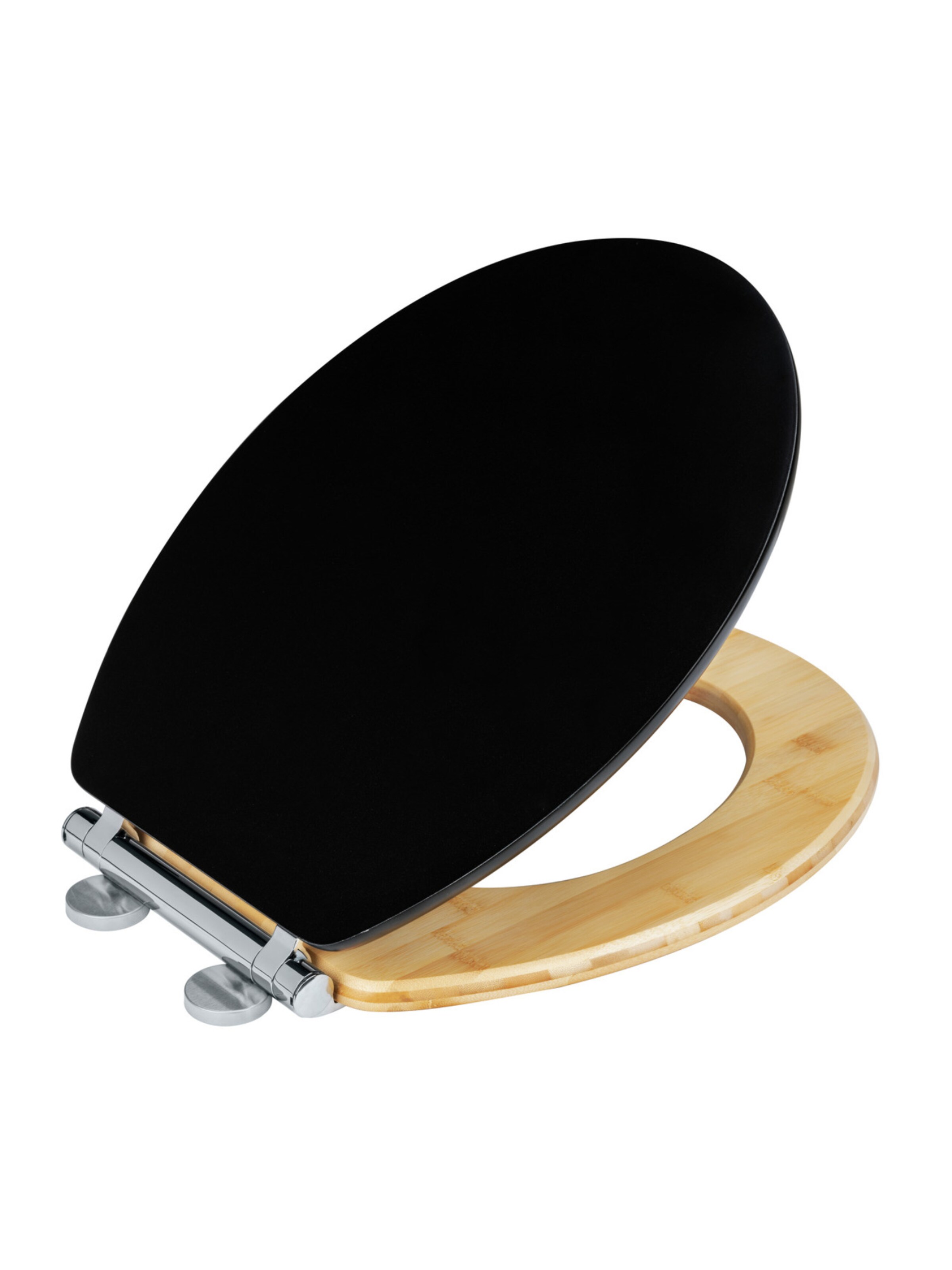 Wenko WC-Sitz 'Bambusa' in Beige: Vorderseite