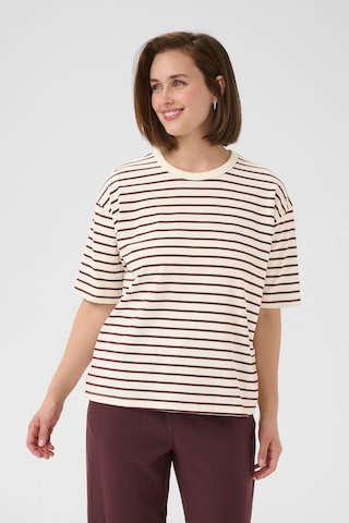 T-shirt 'Winny' Kaffe en blanc : devant
