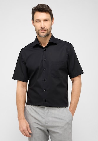 ETERNA Regular fit Business Shirt in Black: front