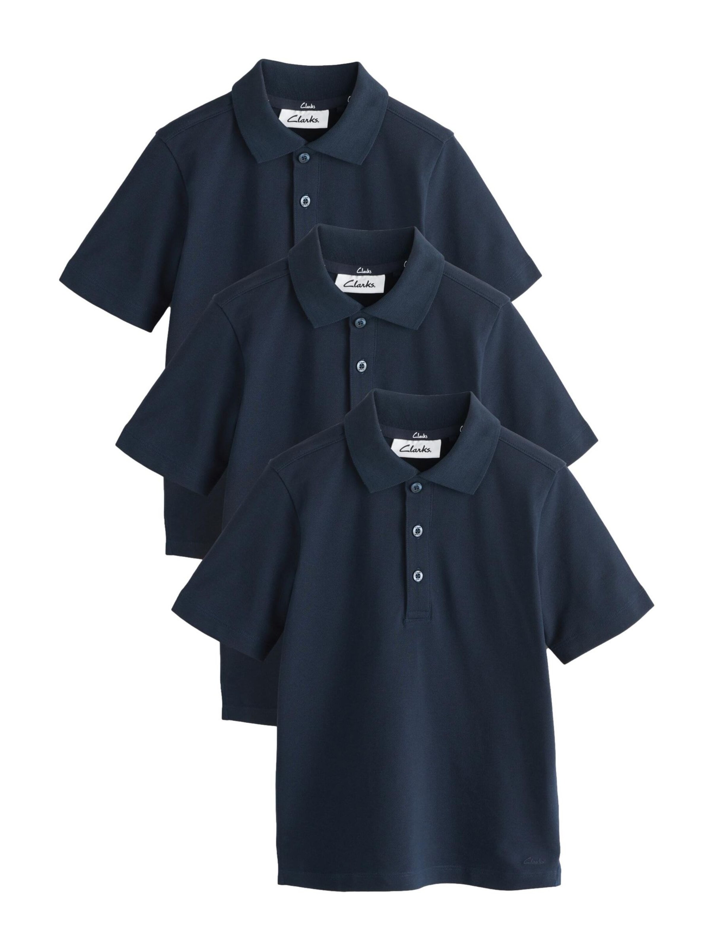 CLARKS Poloshirt in Blau: Vorderseite