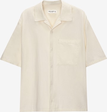 Fit confort Chemise Pull&Bear en beige : devant