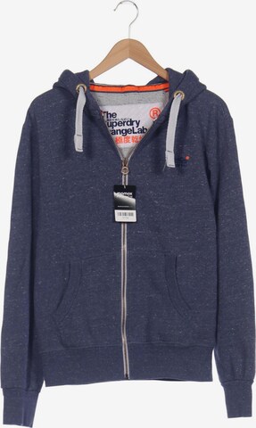 Superdry Kapuzenpullover M in Blau: predná strana