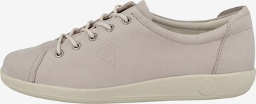 Chaussure de sport à lacets 'Soft 2.0' ECCO en beige