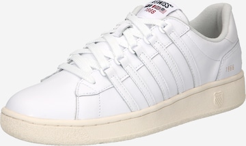 K-SWISS Platform trainers in White: front