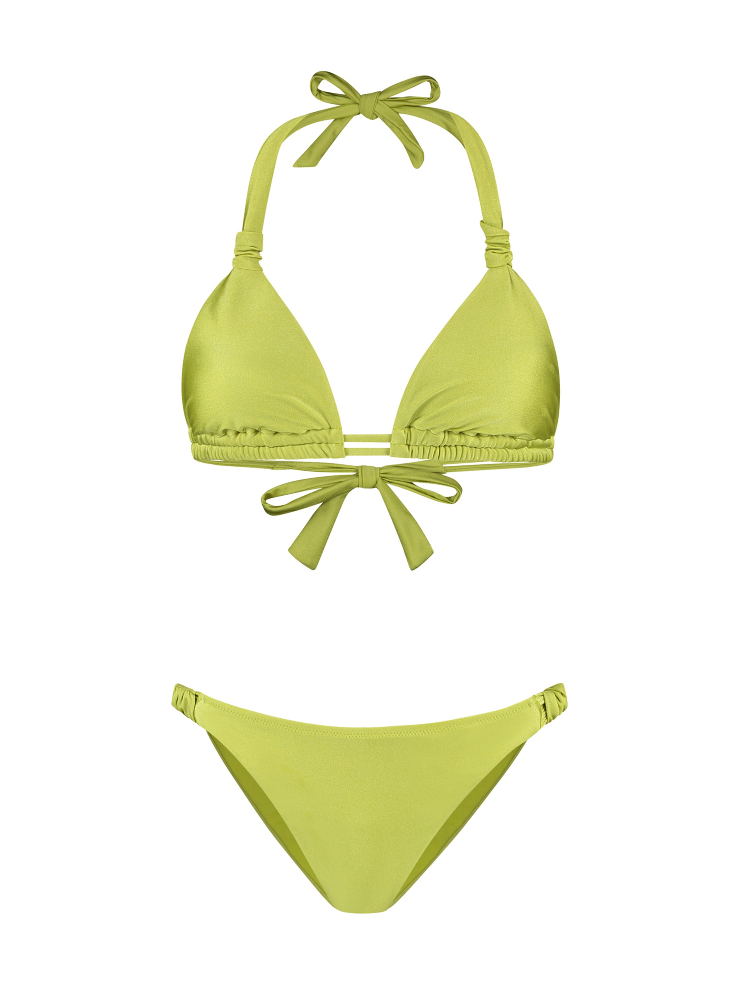 Shiwi Triangel Bikini 'Bibi' i grøn: forside