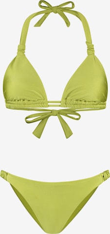 Shiwi Kolmio Bikini 'Bibi' värissä vihreä: etupuoli