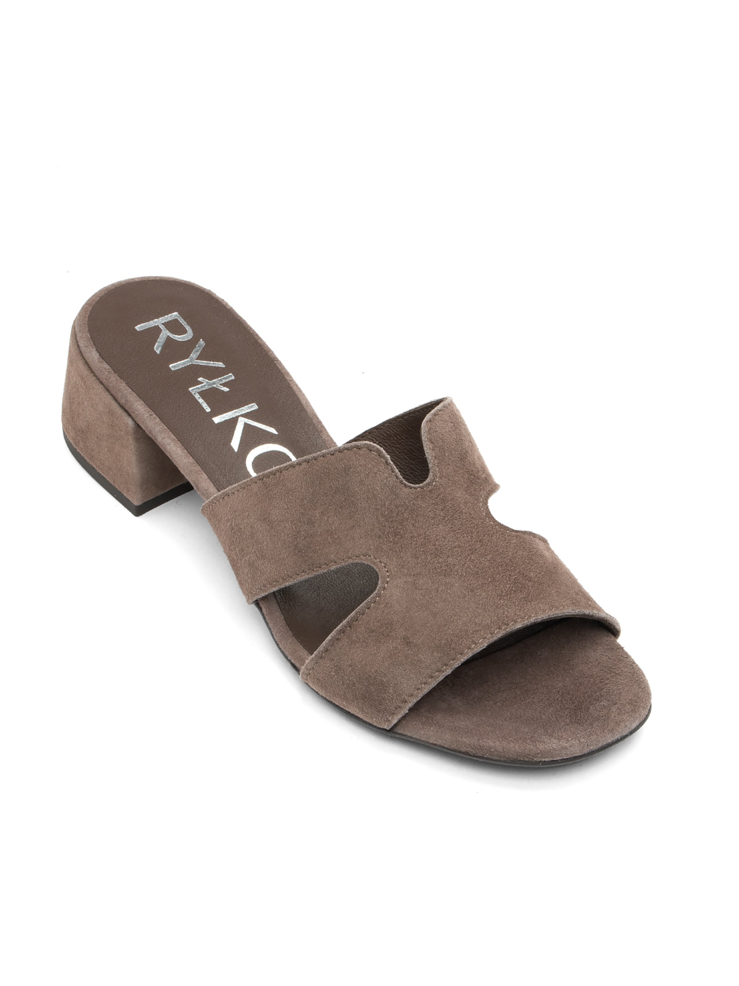 RYŁKO Mule in Grey: front