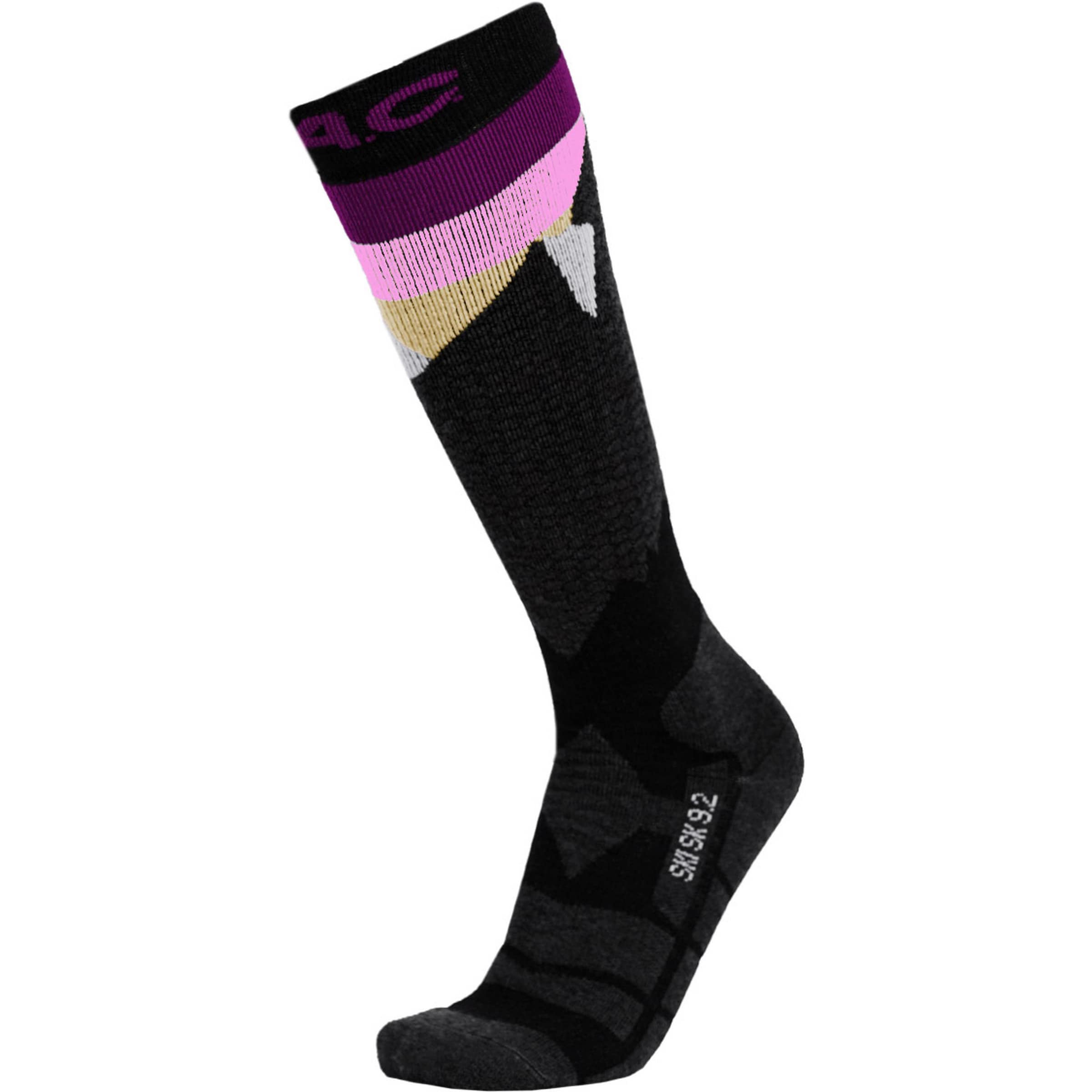 P.A.C. Athletic Socks in Black: front