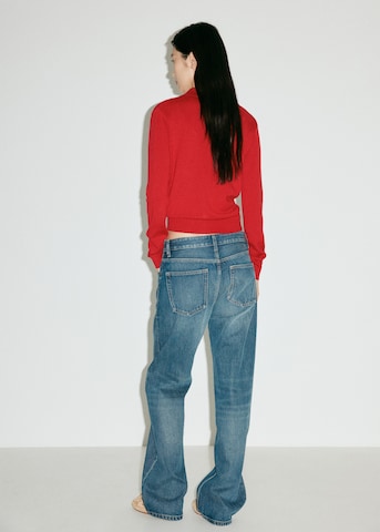MANGO Knit cardigan 'SERGI' in Red