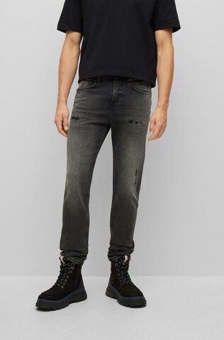 BOSS Regular Jeans 'Taber' in Black: front