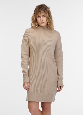 Ragwear Strickkleid in Beige: Vorderseite