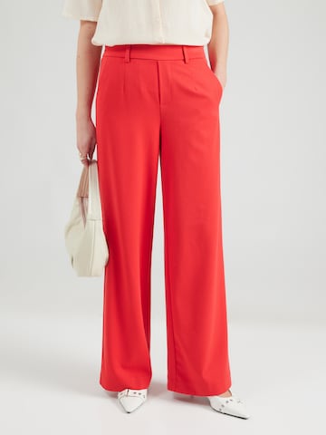 OBJECT - Pierna ancha Pantalón 'OBJLisa' en rojo: frente