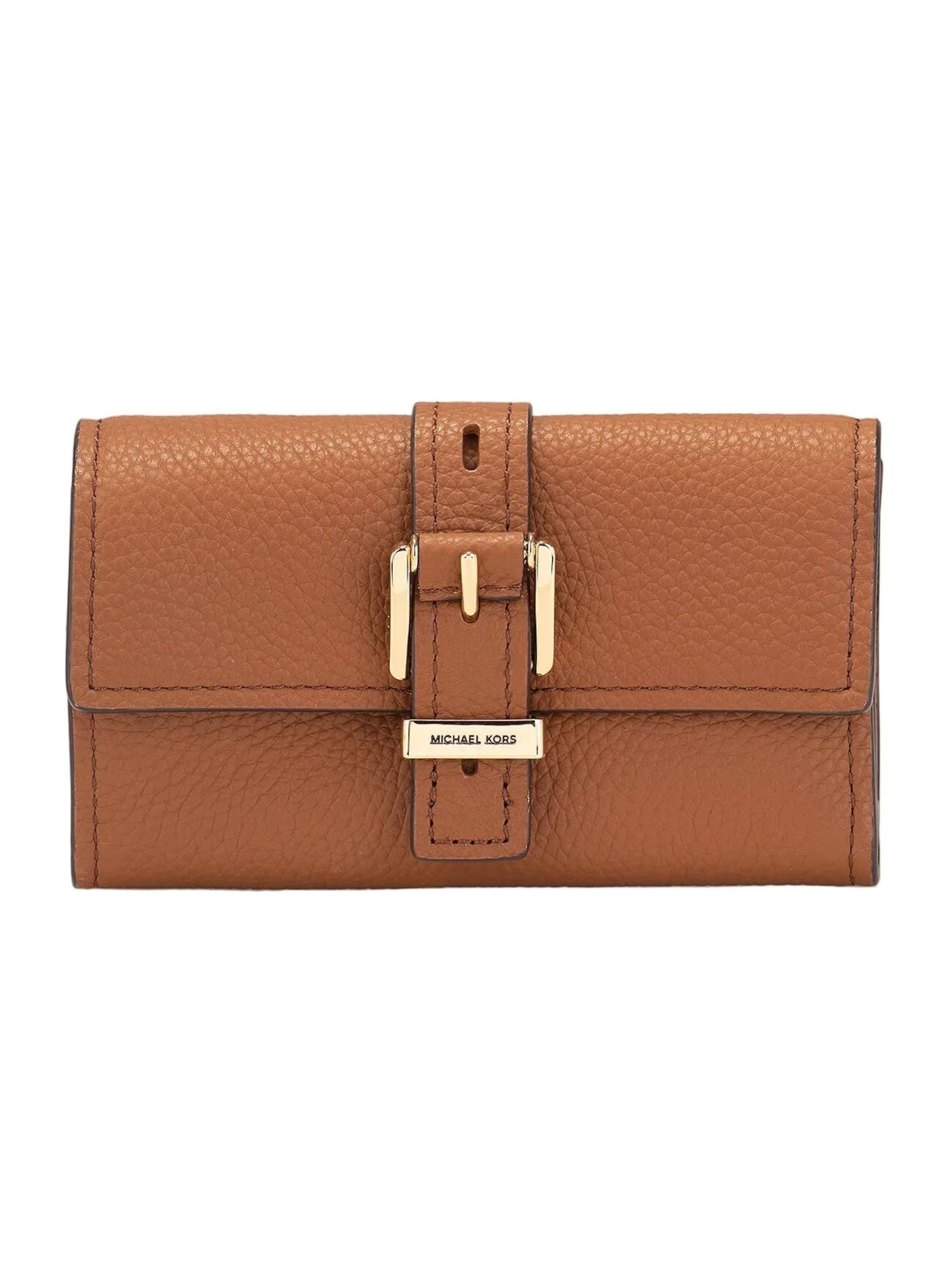 MICHAEL Michael Kors Wallet 'Michael Kors Porte monnaie / billet Cuir Nolita Marron' in Brown: front