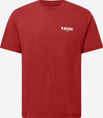 LEVI'S ® Tričko 'Relaxed Fit Tee' – červená: přední strana