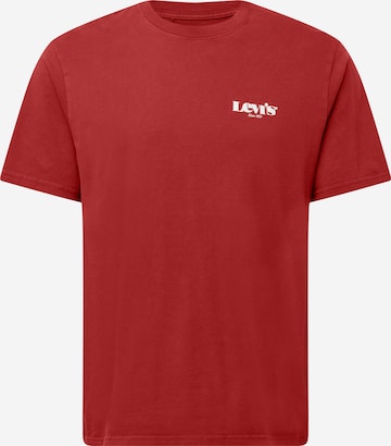 LEVI'S ® Shirt 'Relaxed Fit Tee' in Rood: voorkant