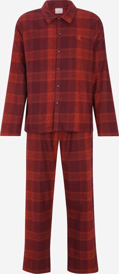Calvin Klein Underwear Pyjama in orangerot / dunkelrot, Produktansicht