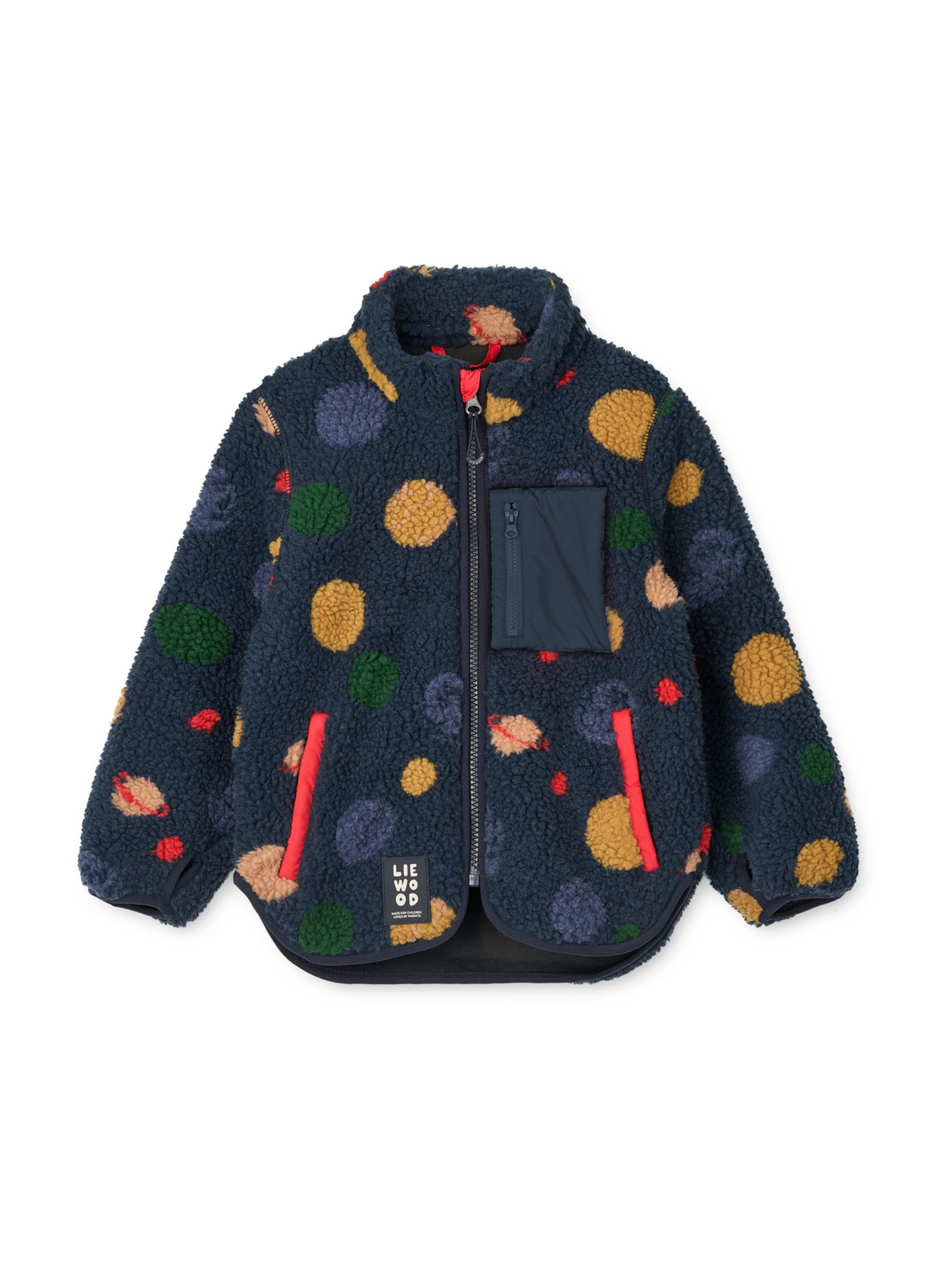 Liewood Φθινοπωρινό και ανοιξιάτικο μπουφάν 'Nolan' σε μπλε: μπροστά