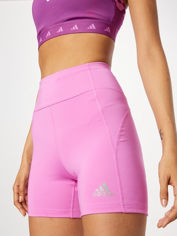 ADIDAS SPORTSWEAR Slimfit Spodnie sportowe 'Own The Run' w kolorze różowy