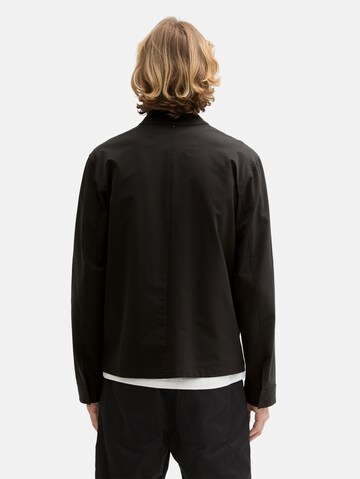 TOM TAILOR DENIM Übergangsjacke in Schwarz